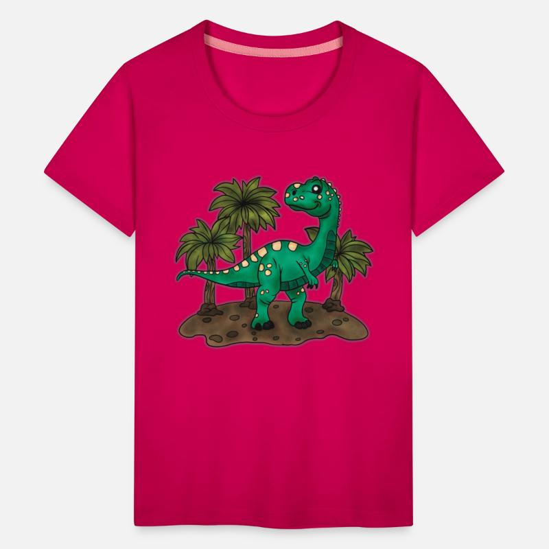 Dino Land Walk - Crazy Cool Kids Shirt Design