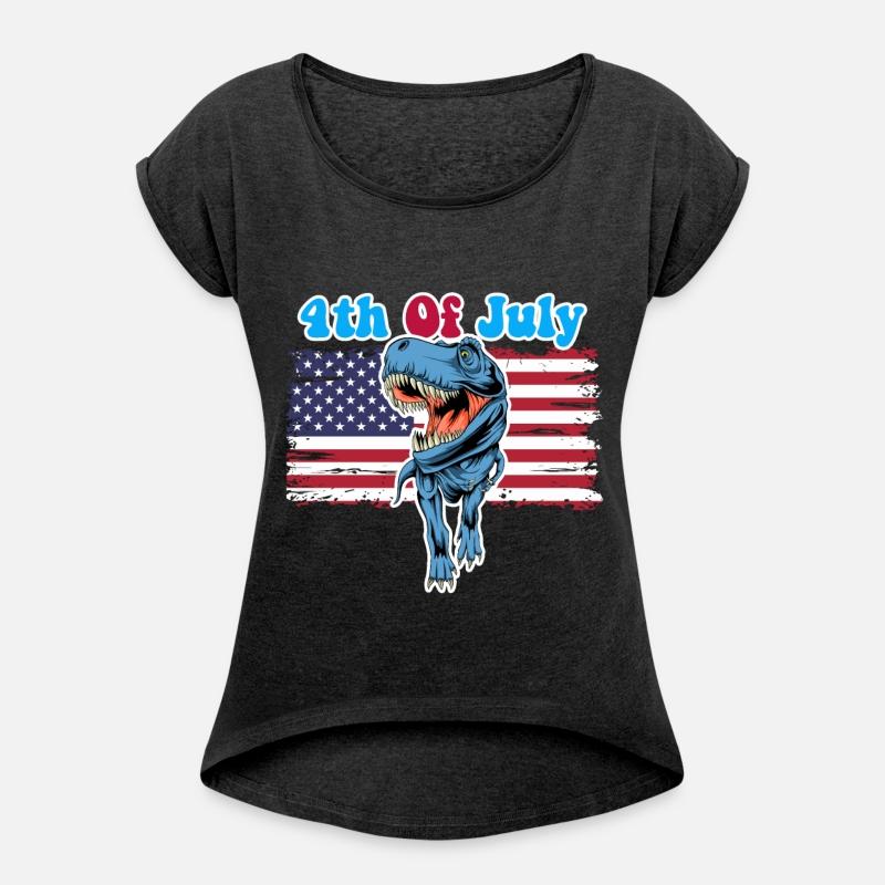 Dinosaur 4th of July Boys Girls Men Amerisaurus