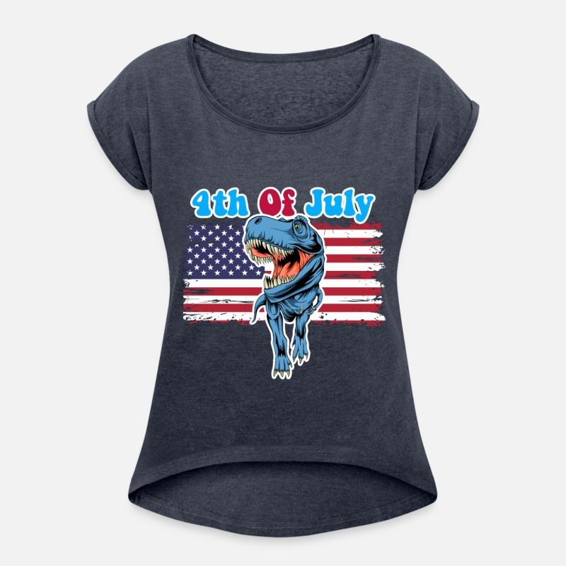 Dinosaur 4th of July Boys Girls Men Amerisaurus