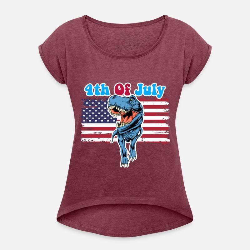 Dinosaur 4th of July Boys Girls Men Amerisaurus