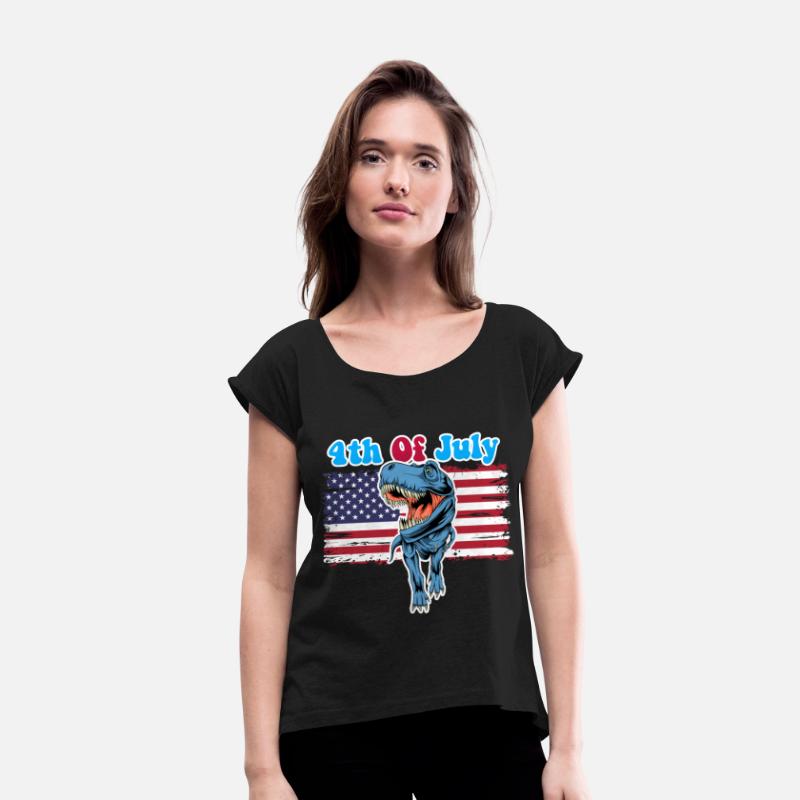 Dinosaur 4th of July Boys Girls Men Amerisaurus