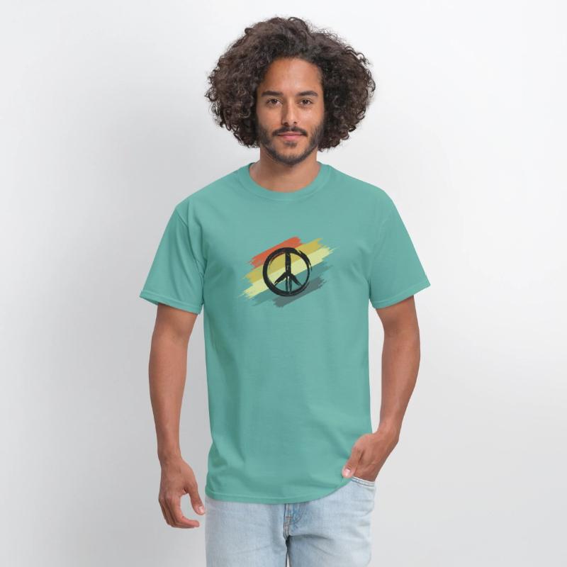 Distressed Peace Sign