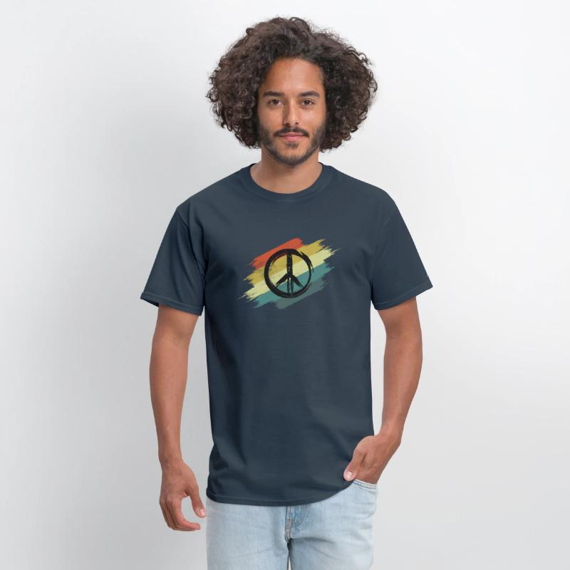 Distressed Peace Sign