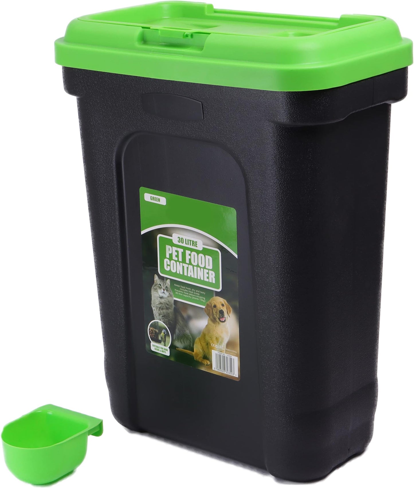 DIVCHI 30L Pet Food Storage Container Flip Top Loc - Premium Quality