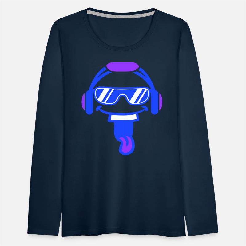 DJ Face Laughing Happy Head Sunglasses Music Party