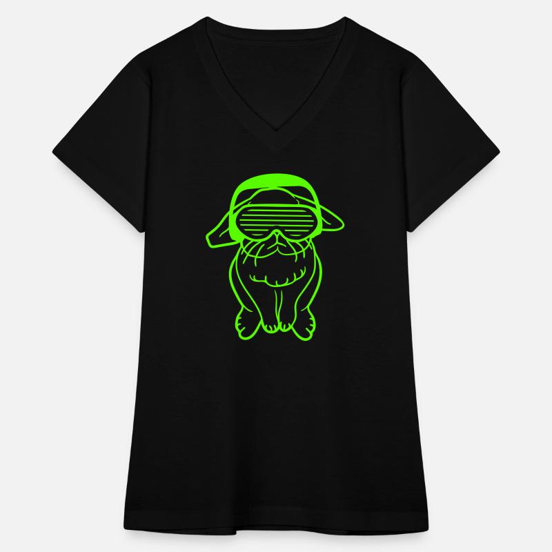 DJ Green Easter Bunny Rabbit Headphone Music Party