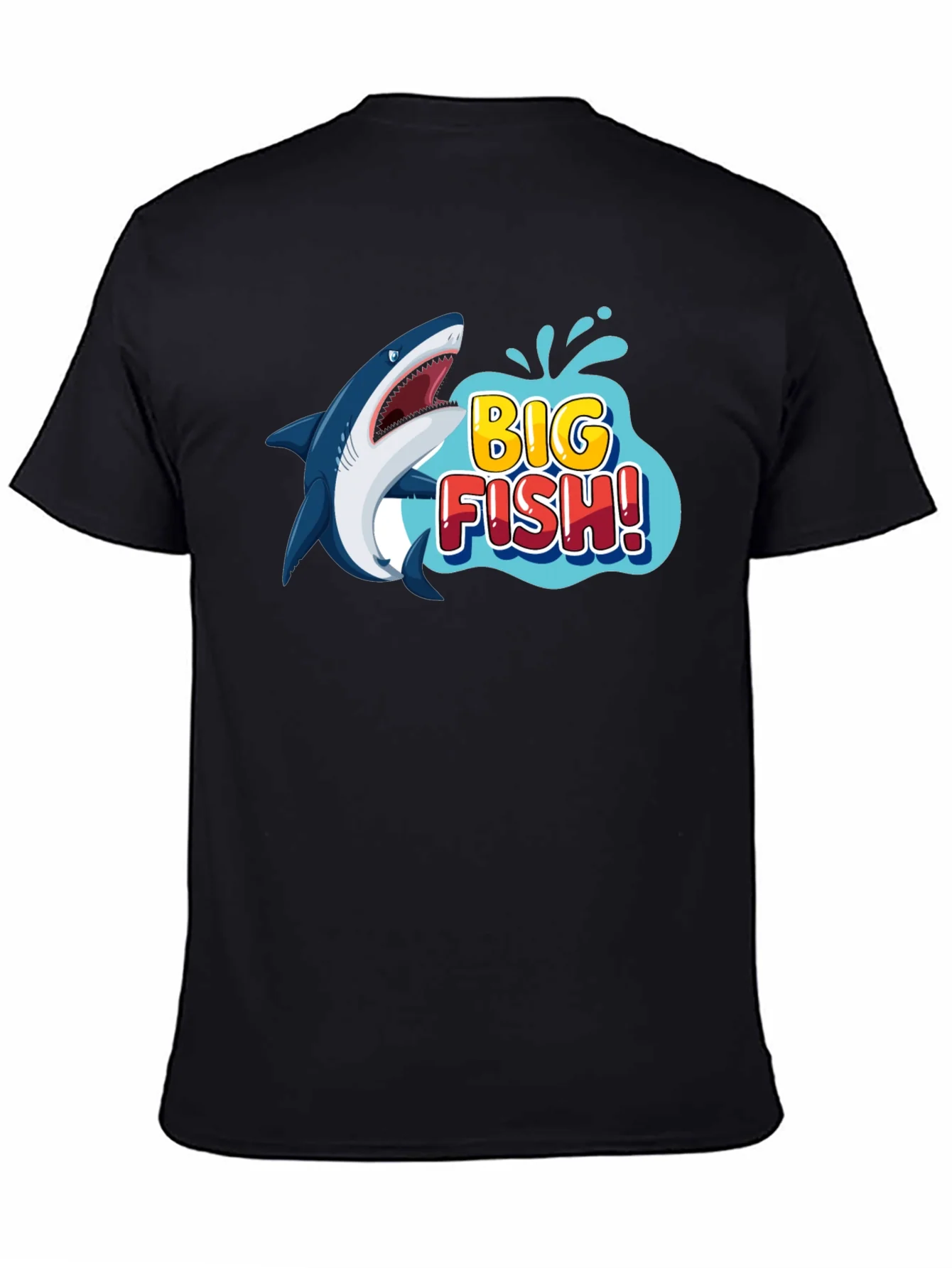 Big Fish Shark Graphic T-Shirt
