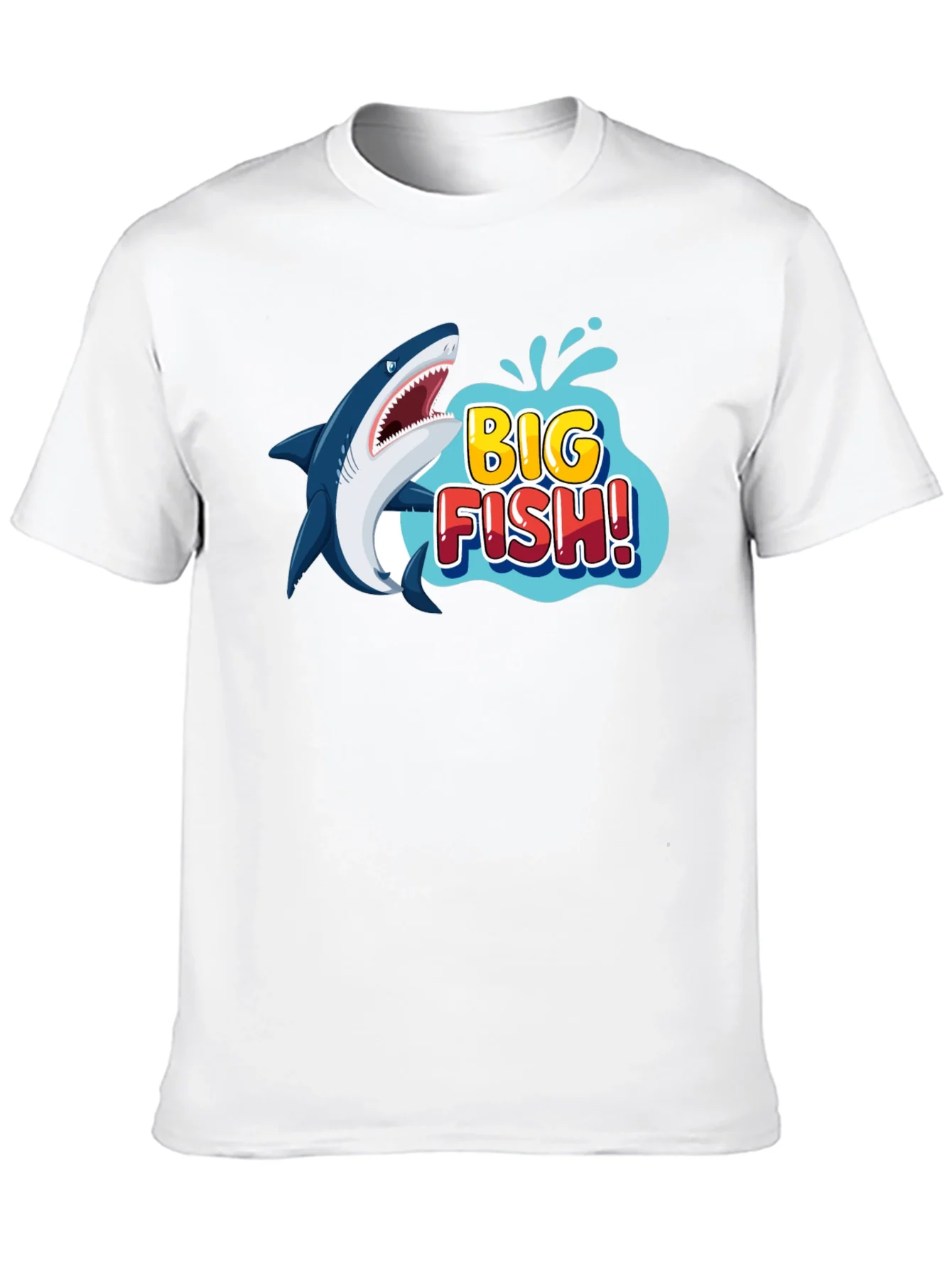 Big Fish Shark Graphic T-Shirt