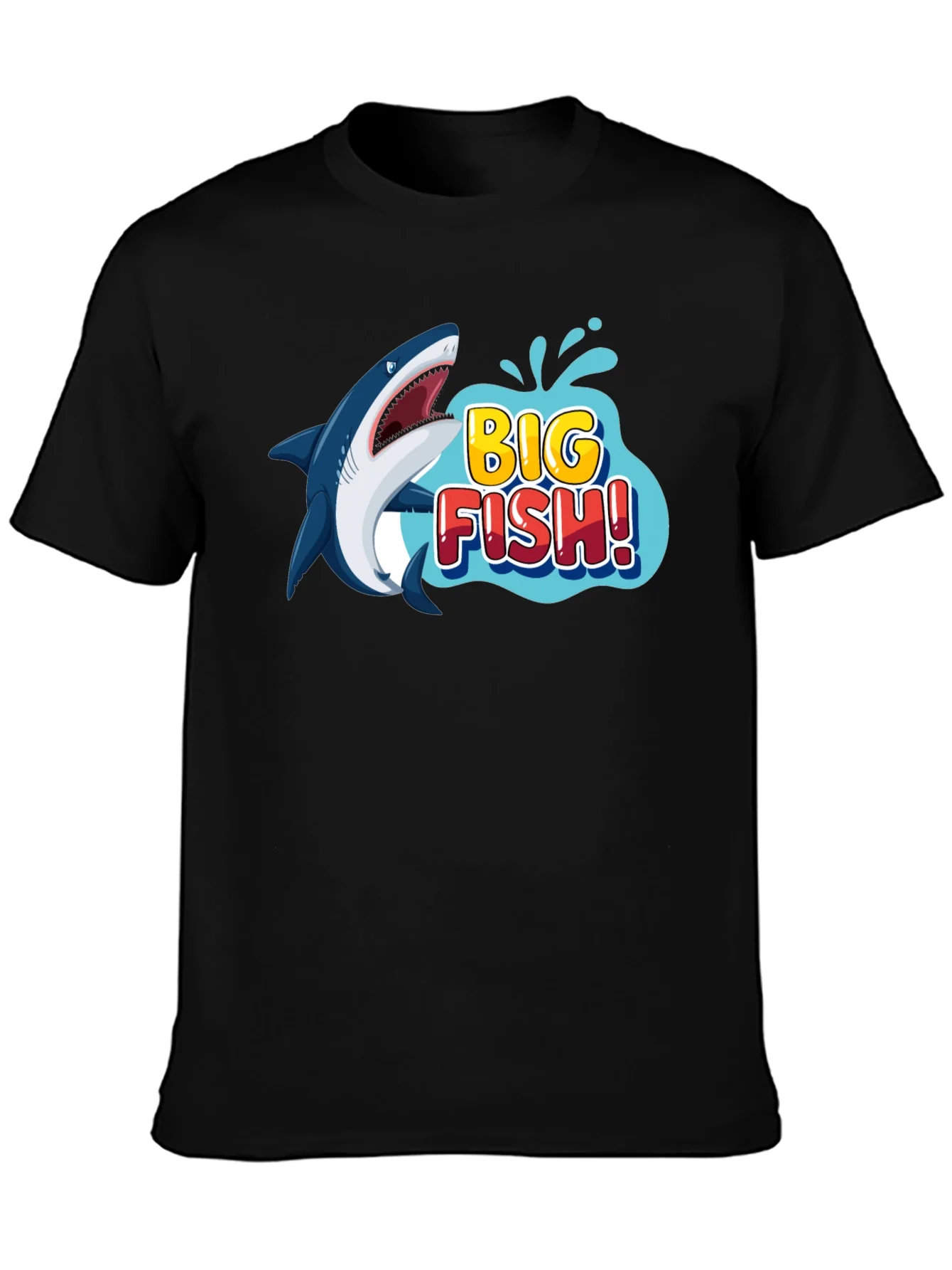 Big Fish Shark Graphic T-Shirt