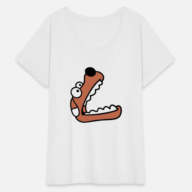 Dog Big Mouth Snout Hunger Looks Up Greedy Eating