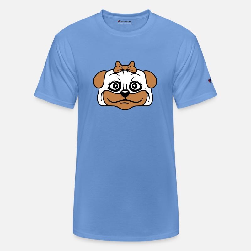 Dog Pug Girl Pretty Bow Woman Female Cute Funny