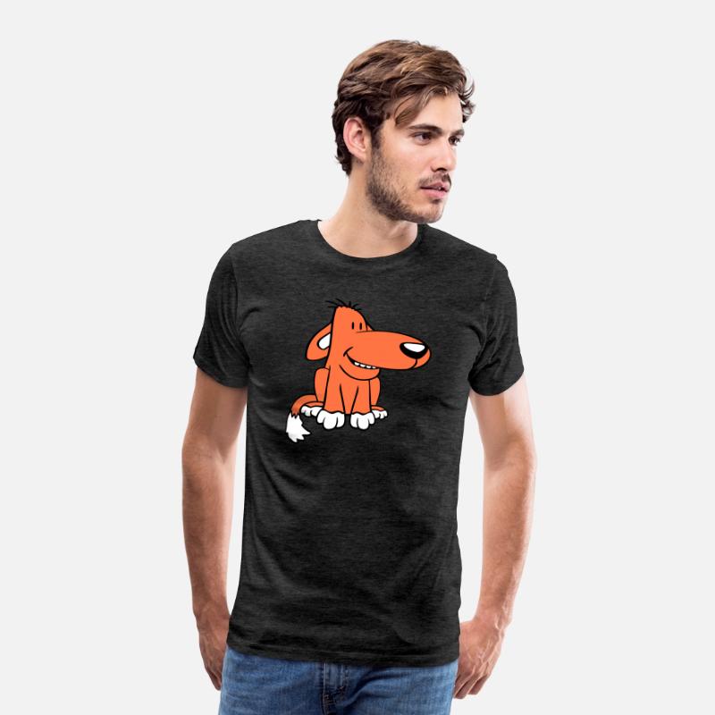 Dog Sitting Cute Funny Happy Comic Pet Fun Cartoon