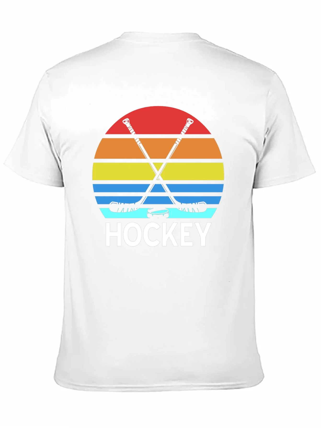 Retro Hockey Sunset Graphic Tee