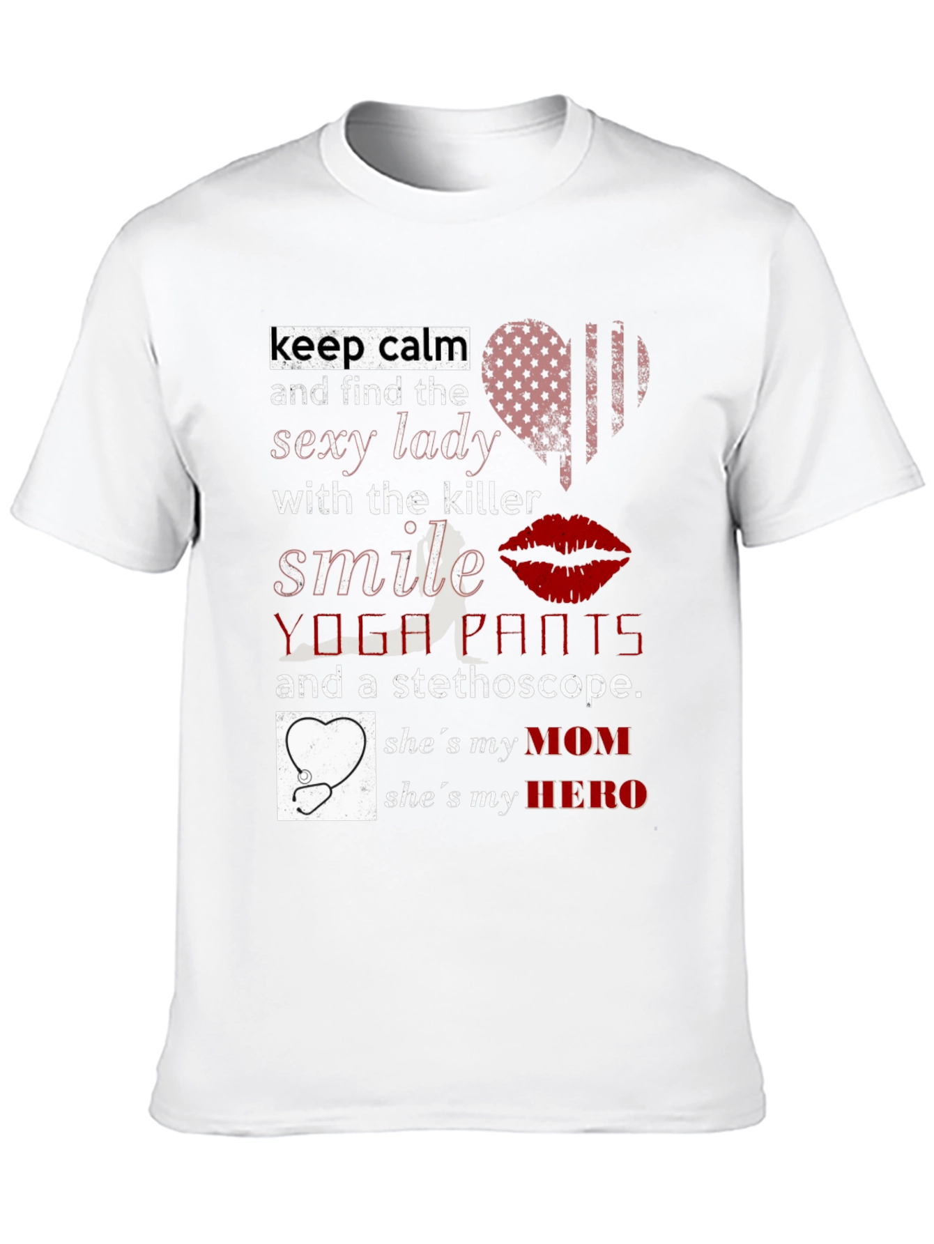 Sexy Lady Mom Hero T-Shirt