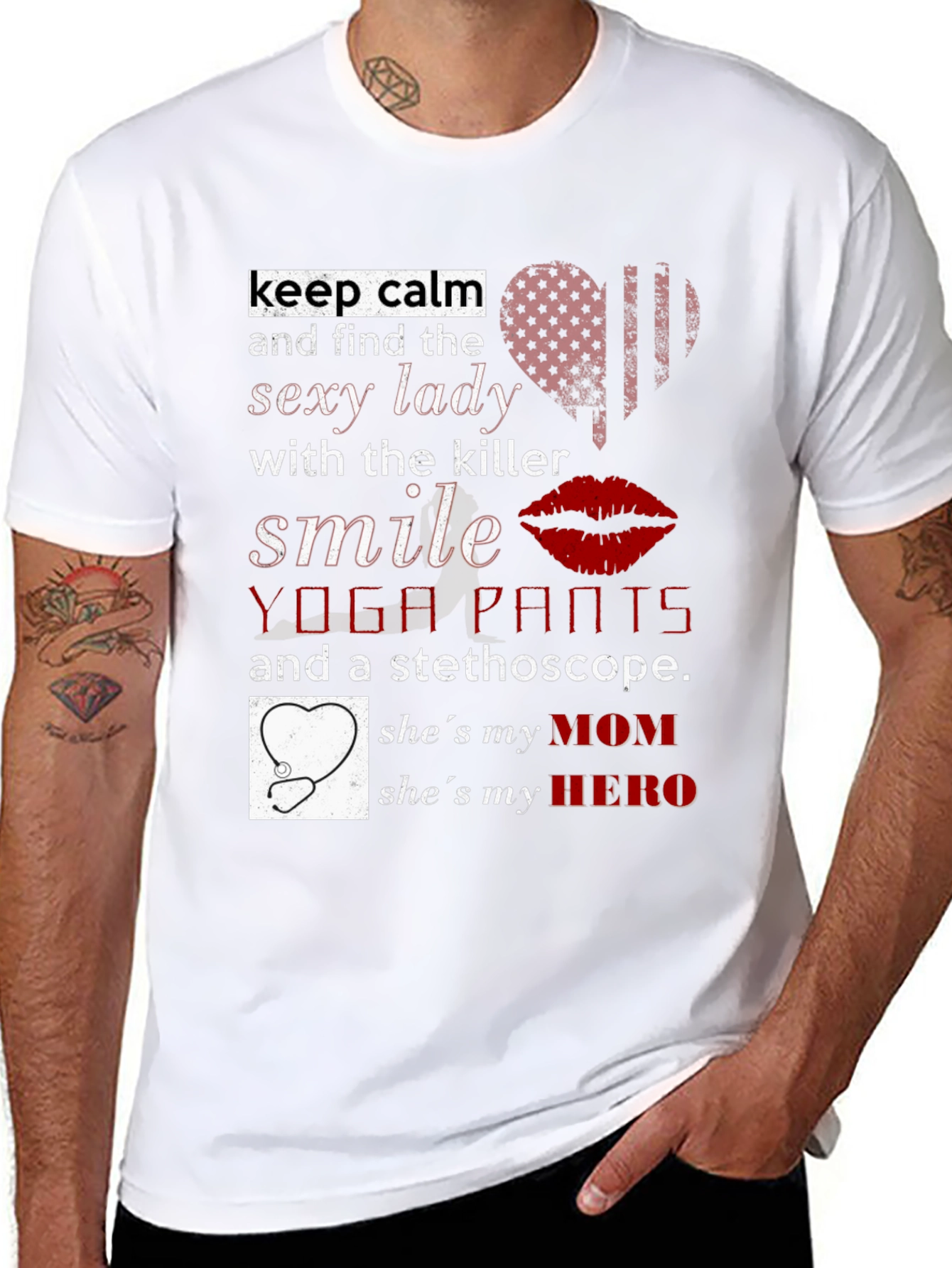 Sexy Lady Mom Hero T-Shirt