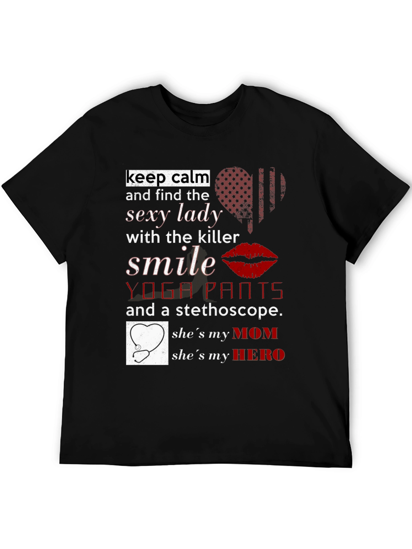 Sexy Lady Mom Hero T-Shirt