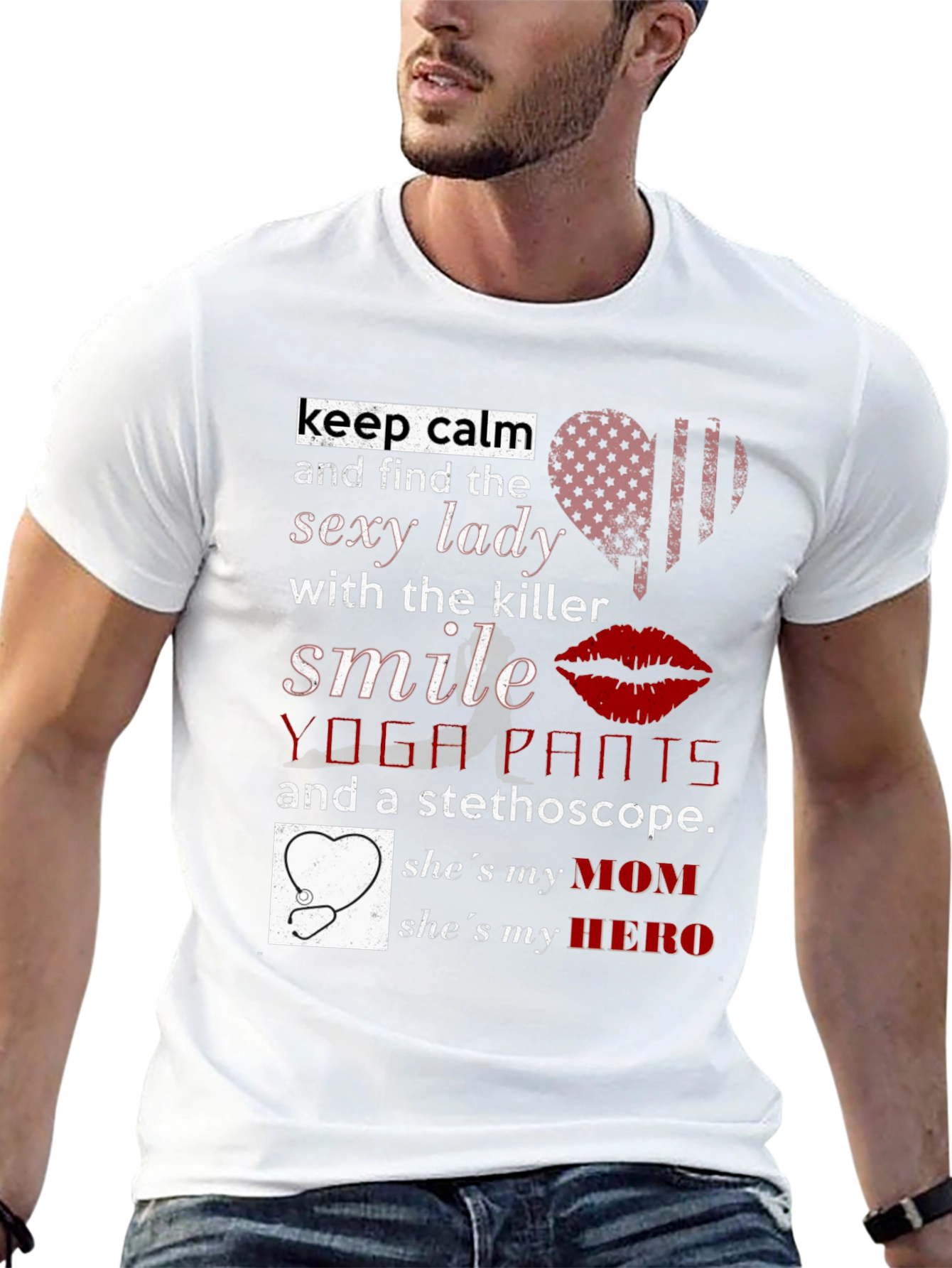 Sexy Lady Mom Hero T-Shirt