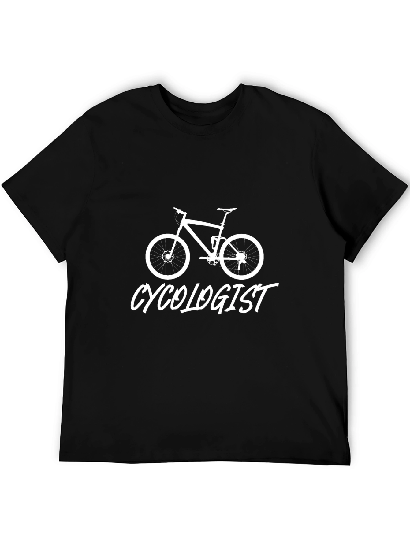 Cyclologist Graphic T-Shirt - Black Cotton Tee