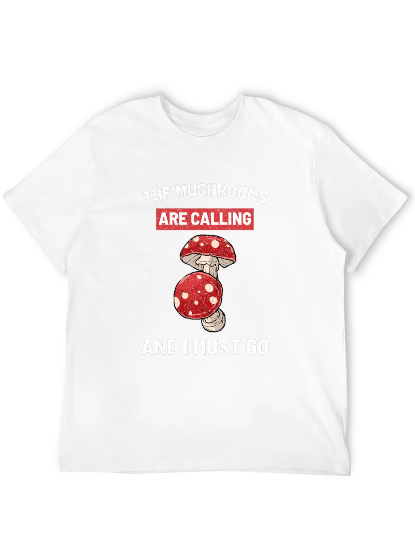 Mushroom Calling T-Shirt: Nature Lover Apparel