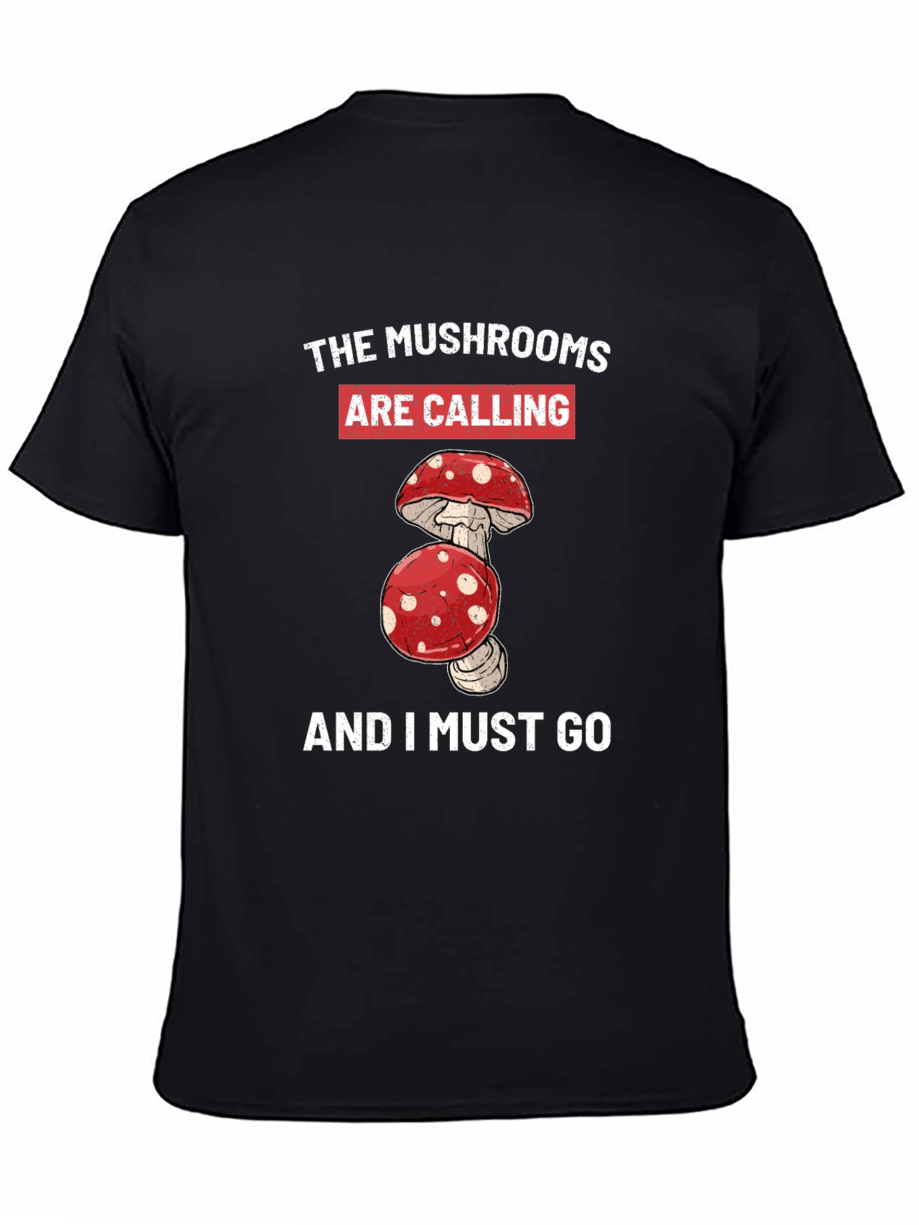 Mushroom Calling T-Shirt: Nature Lover Apparel