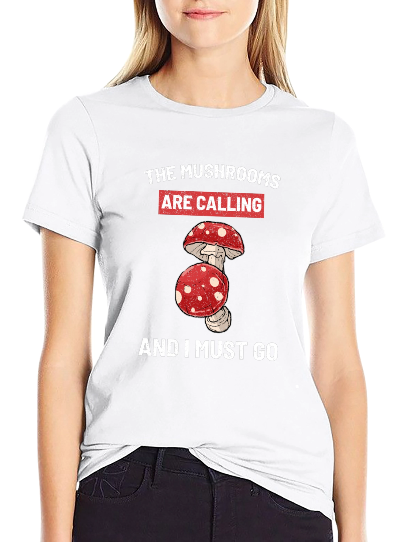 Mushroom Calling T-Shirt: Nature Lover Apparel