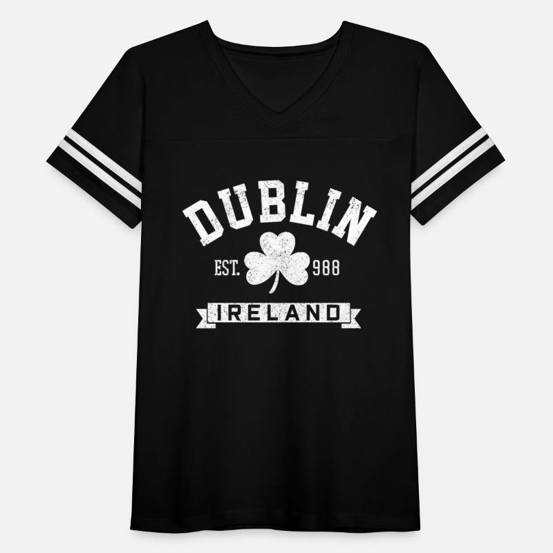 Dublin Ireland Est 988 Clover Leaf Shamrock St