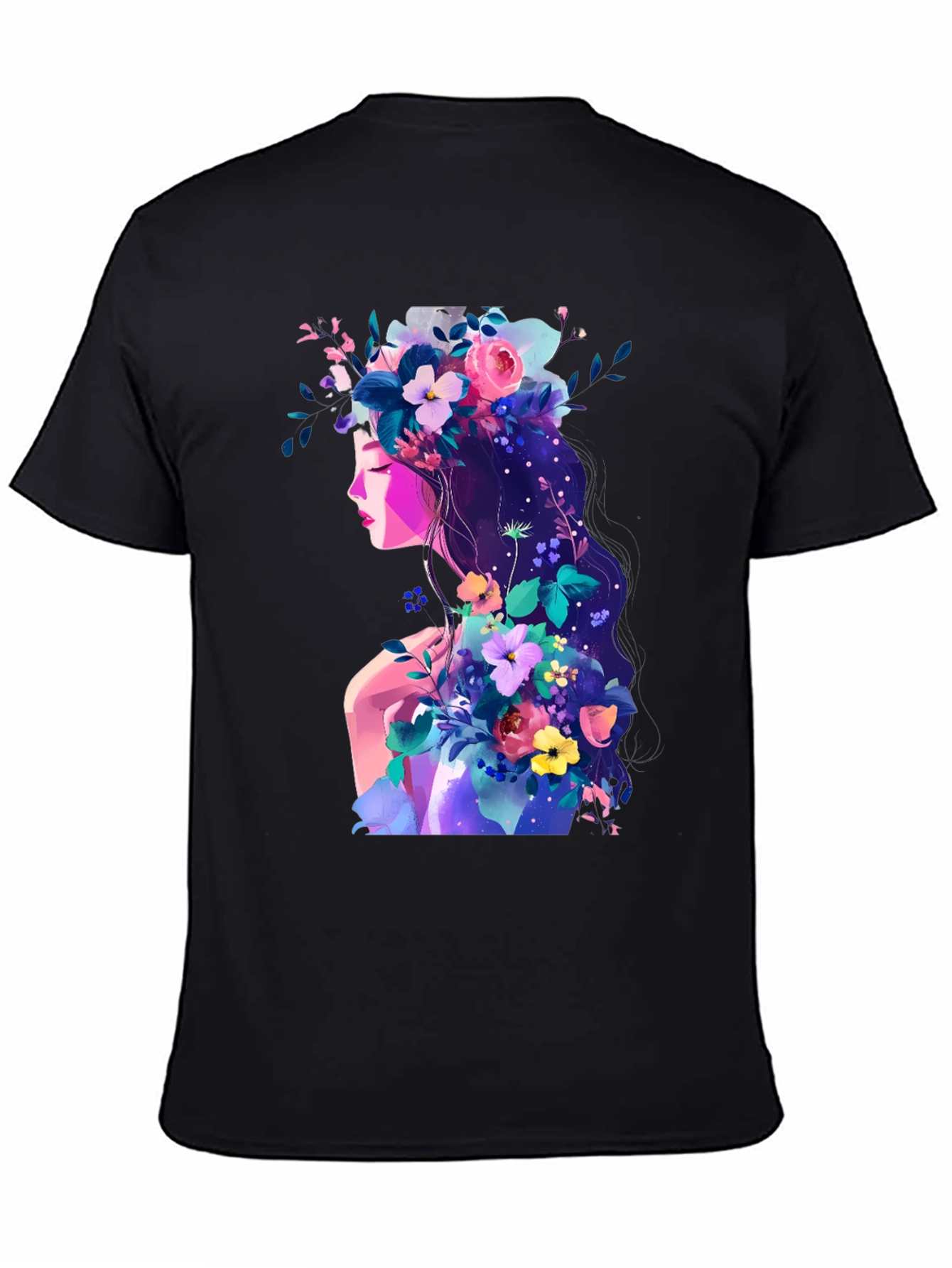 Floral Woman Graphic T-Shirt