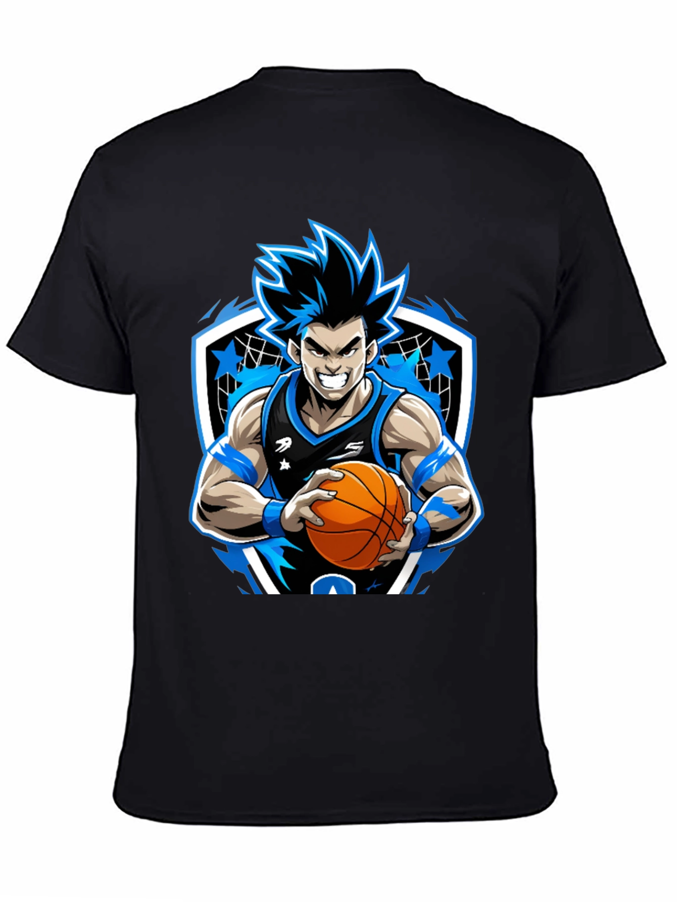 Anime Basketball Player Graphic Tee