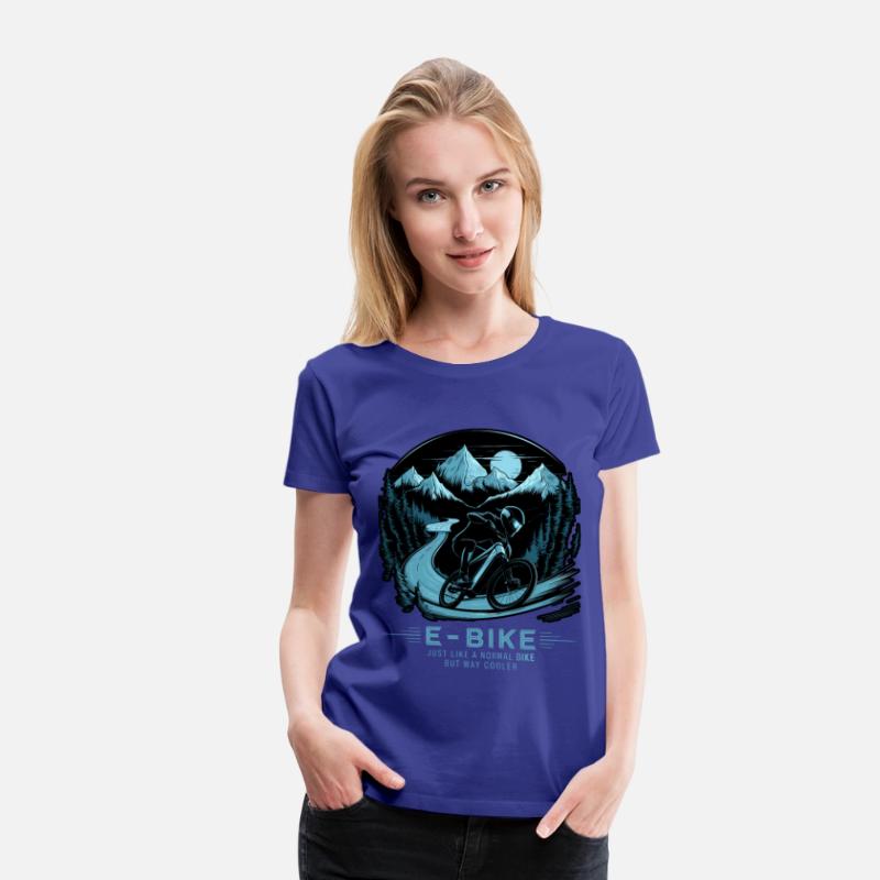 E Bike Saying Quotes Cyclist Mountains Nature