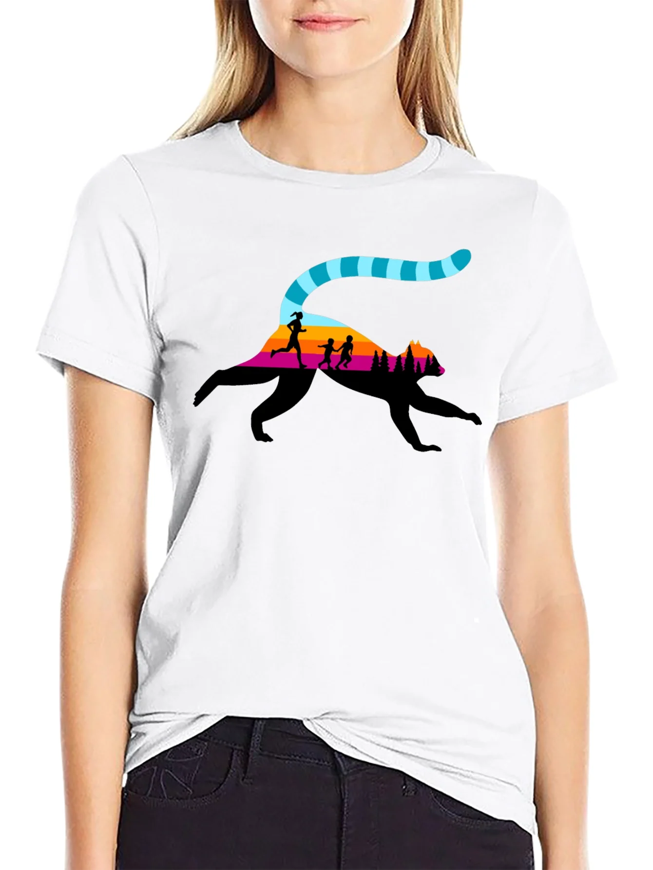 Nature Trail Run Black T-Shirt
