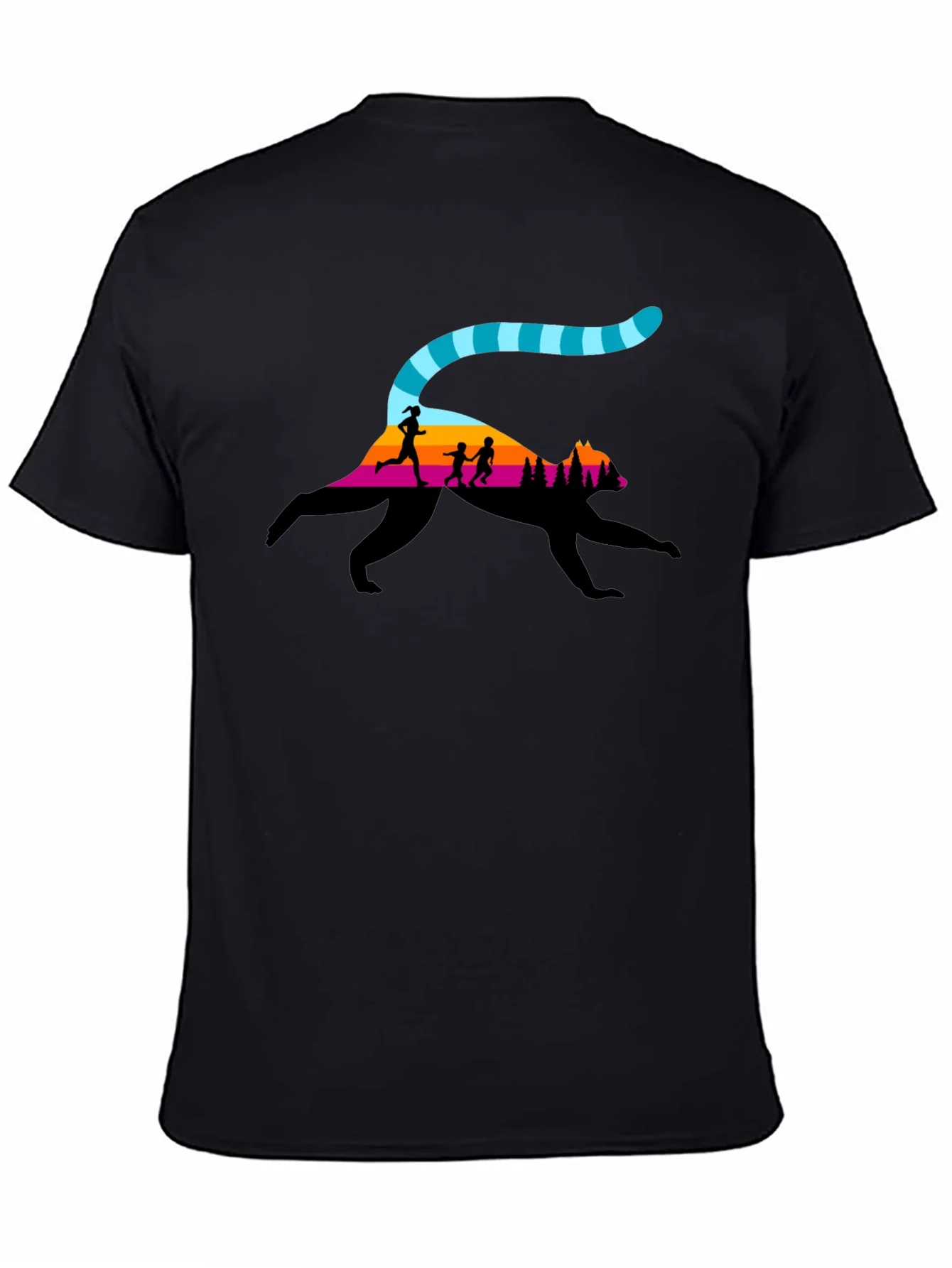 Nature Trail Run Black T-Shirt