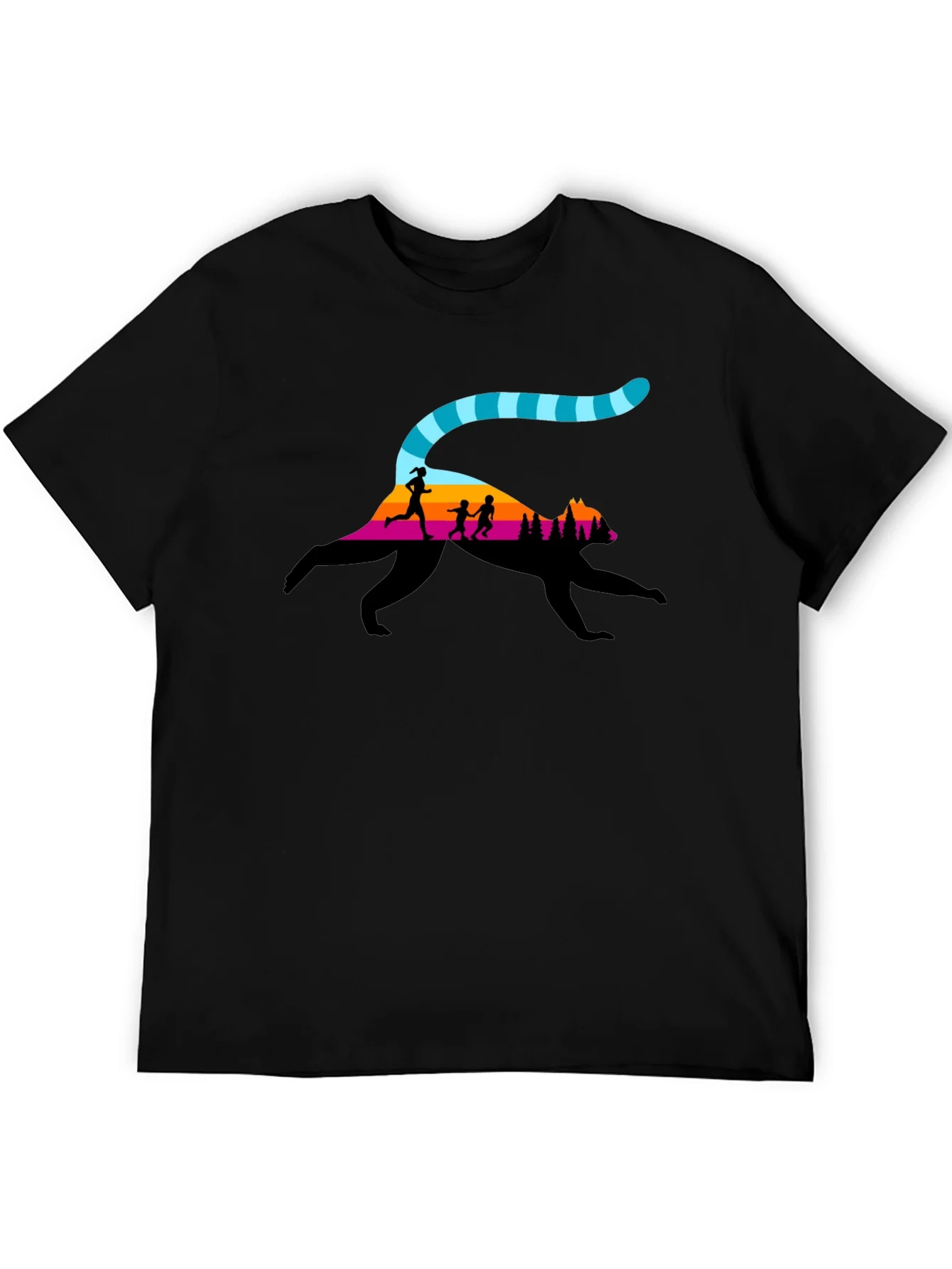 Nature Trail Run Black T-Shirt
