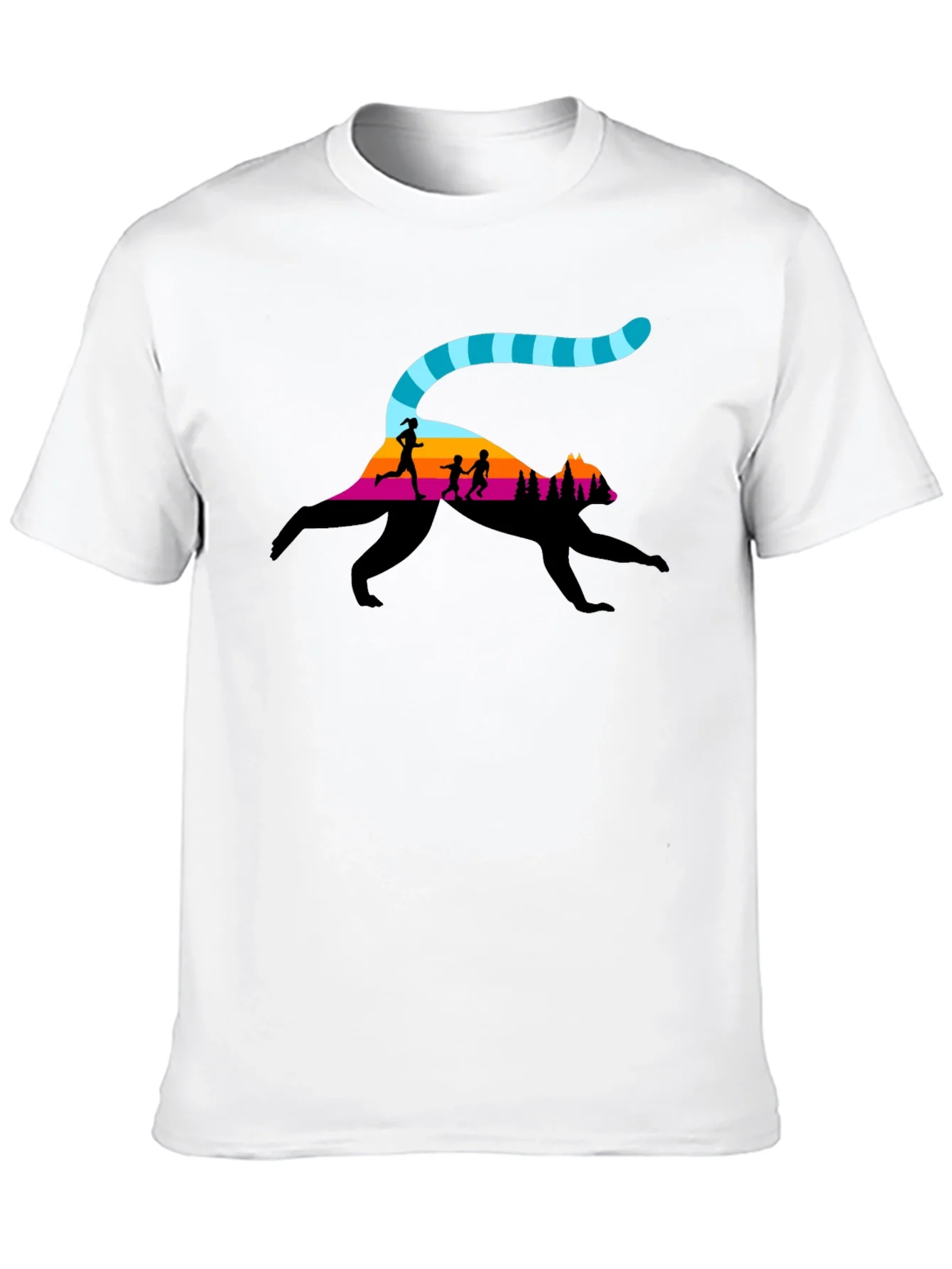 Nature Trail Run Black T-Shirt