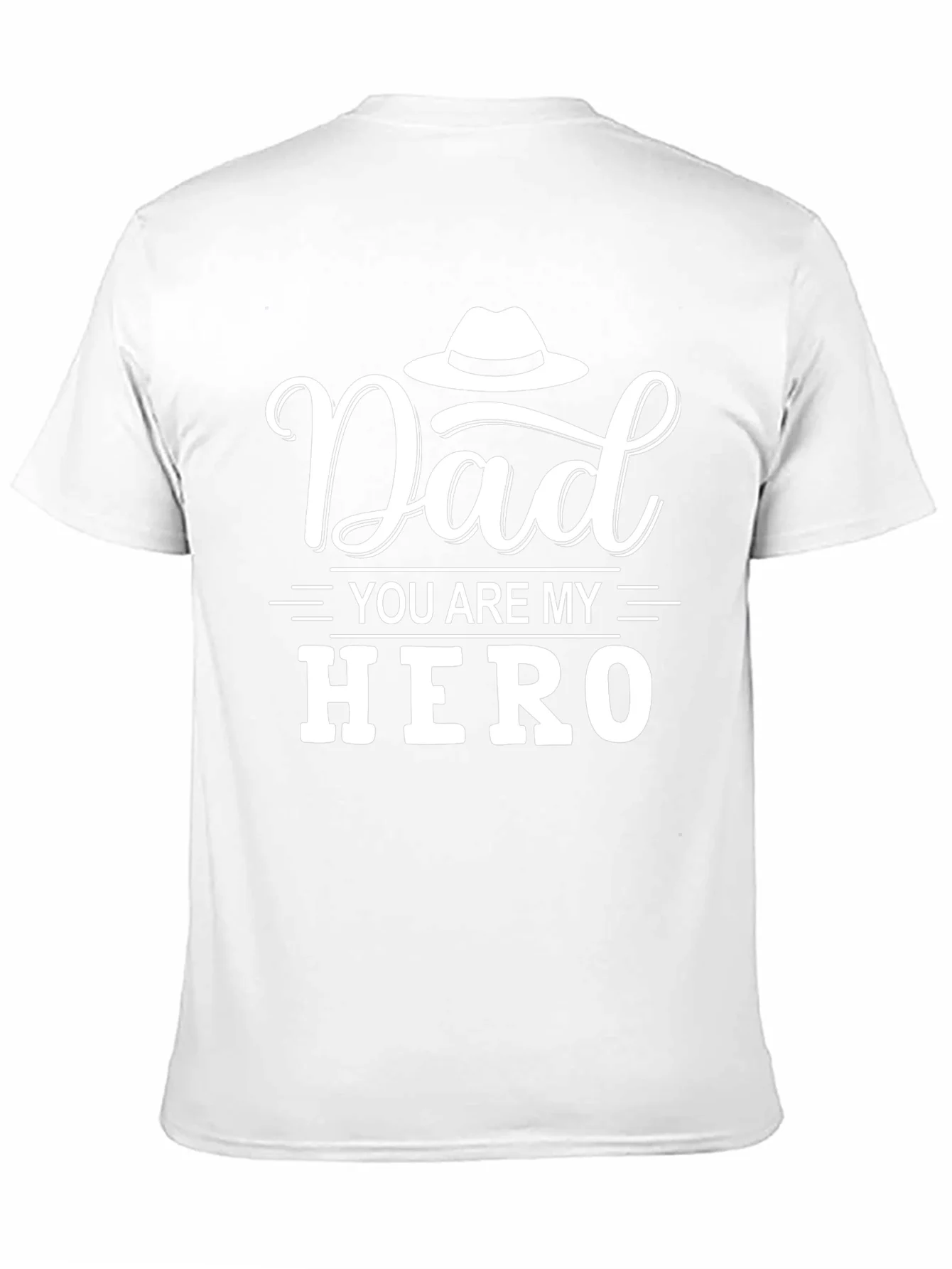 Dad You Are My Hero Black T-Shirt