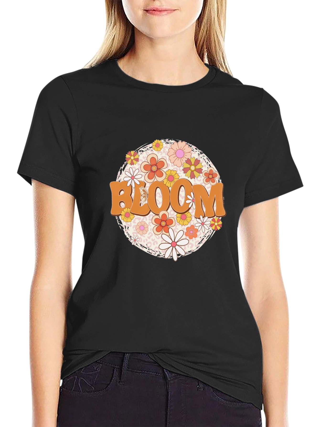 Bloom Flower Graphic T-Shirt