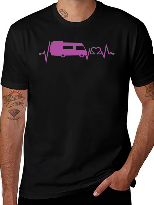 RV Heartbeat T-Shirt - Camper Love!