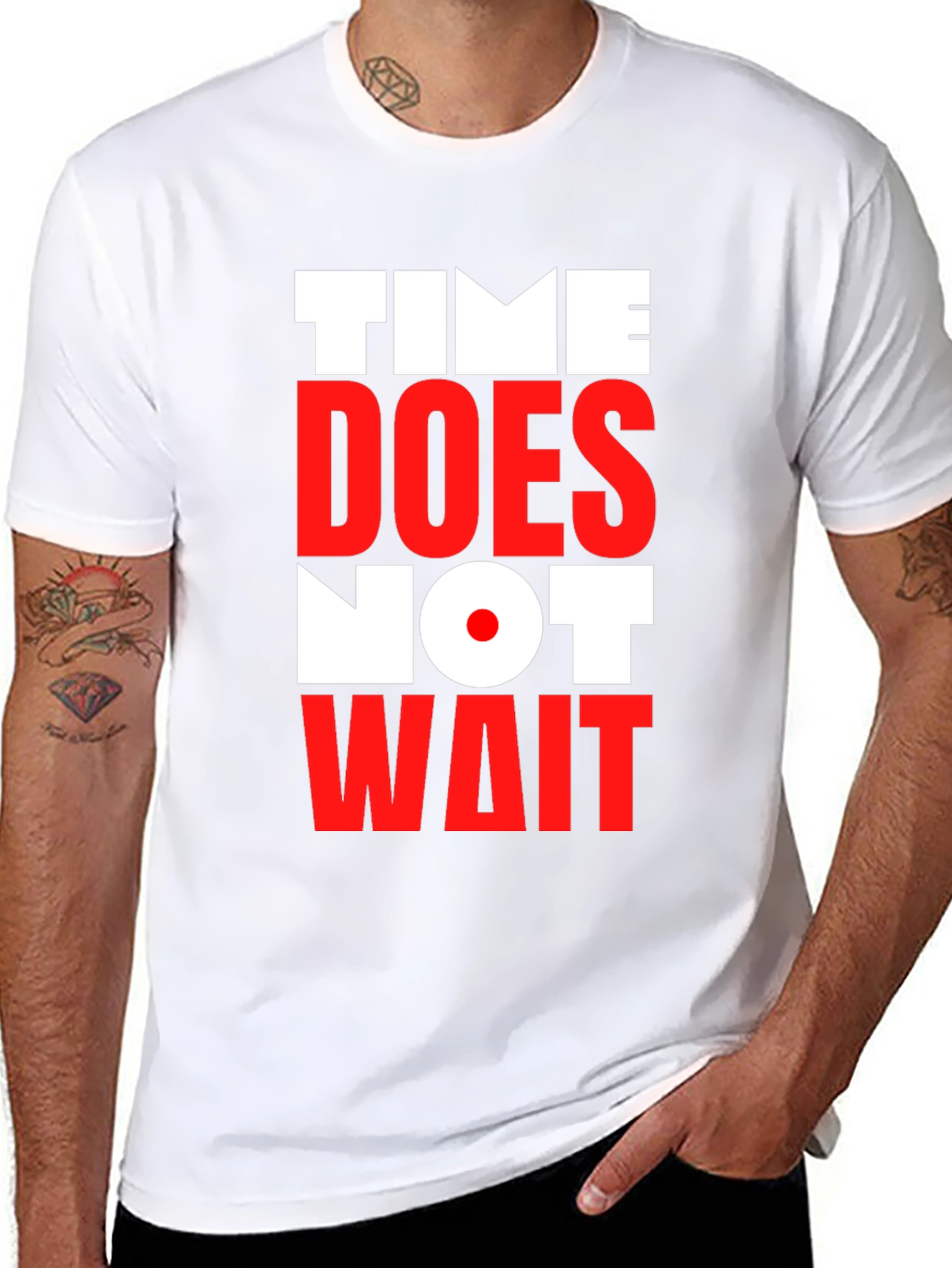 Time Does Not Wait Graphic T-Shirt