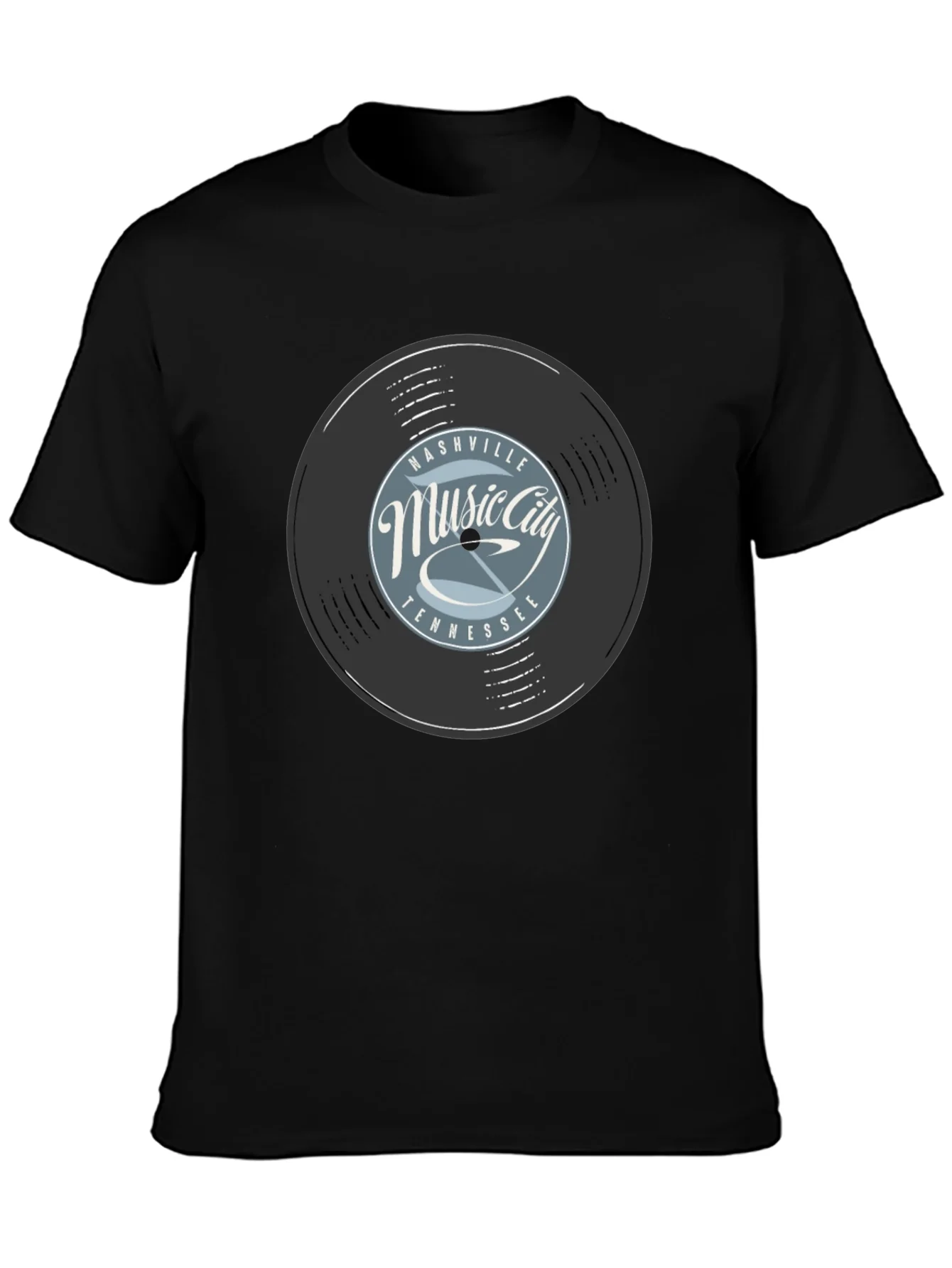 Nashville Music City Record T-Shirt