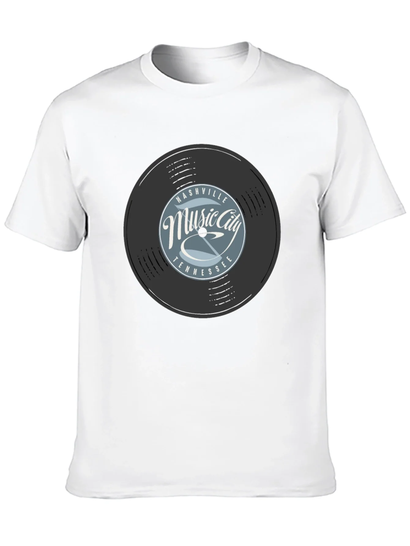 Nashville Music City Record T-Shirt