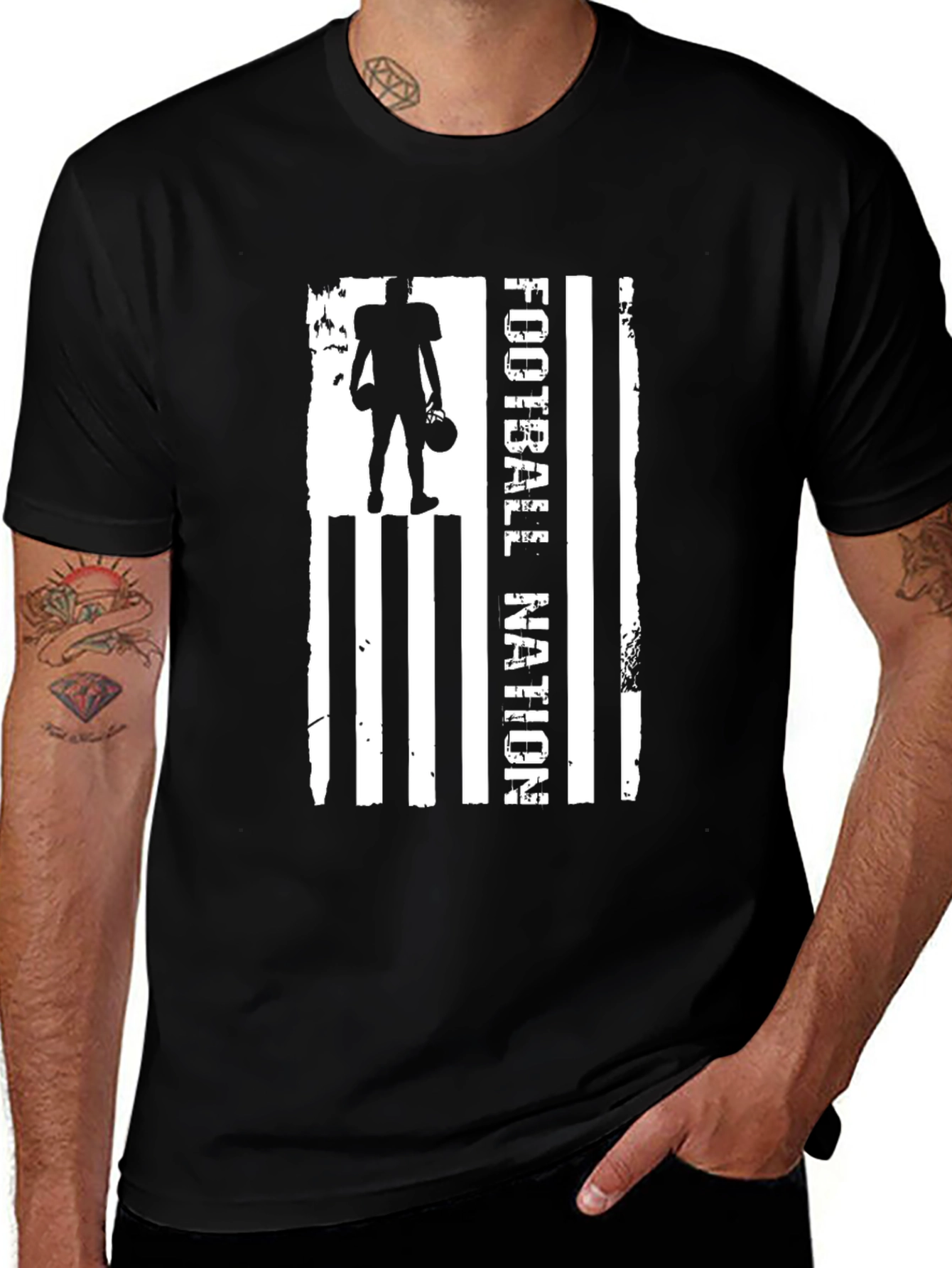 Football Nation Graphic T-Shirt