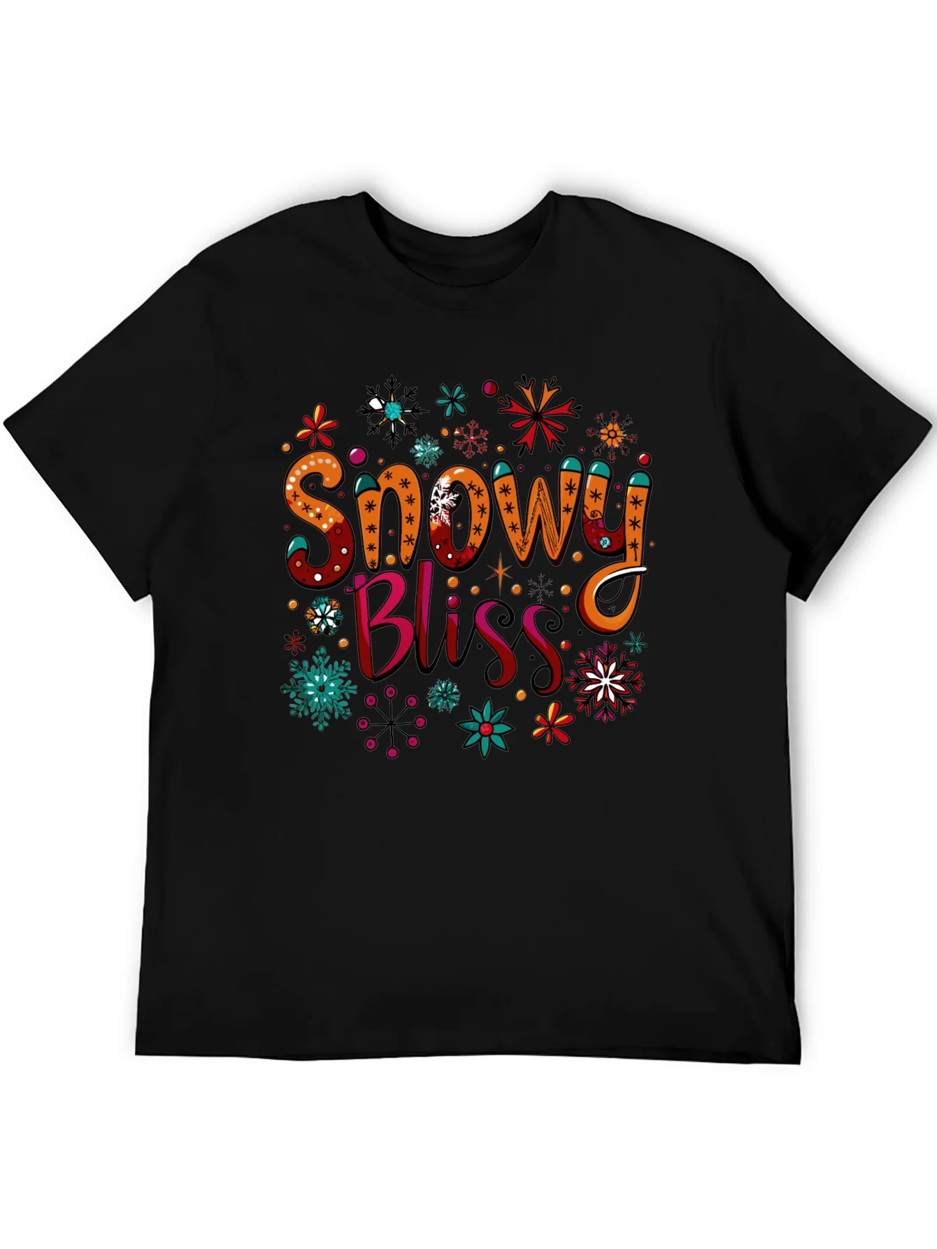 Snowy Bliss Holiday Graphic Tee