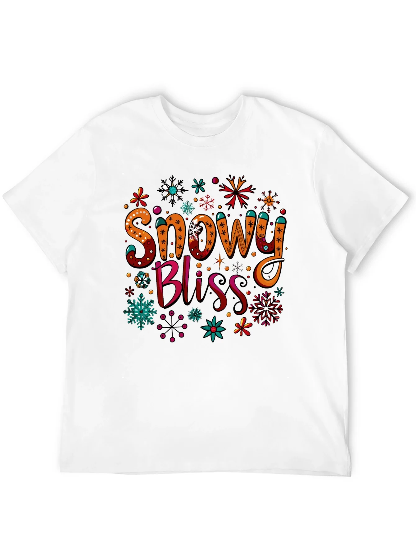Snowy Bliss Holiday Graphic Tee