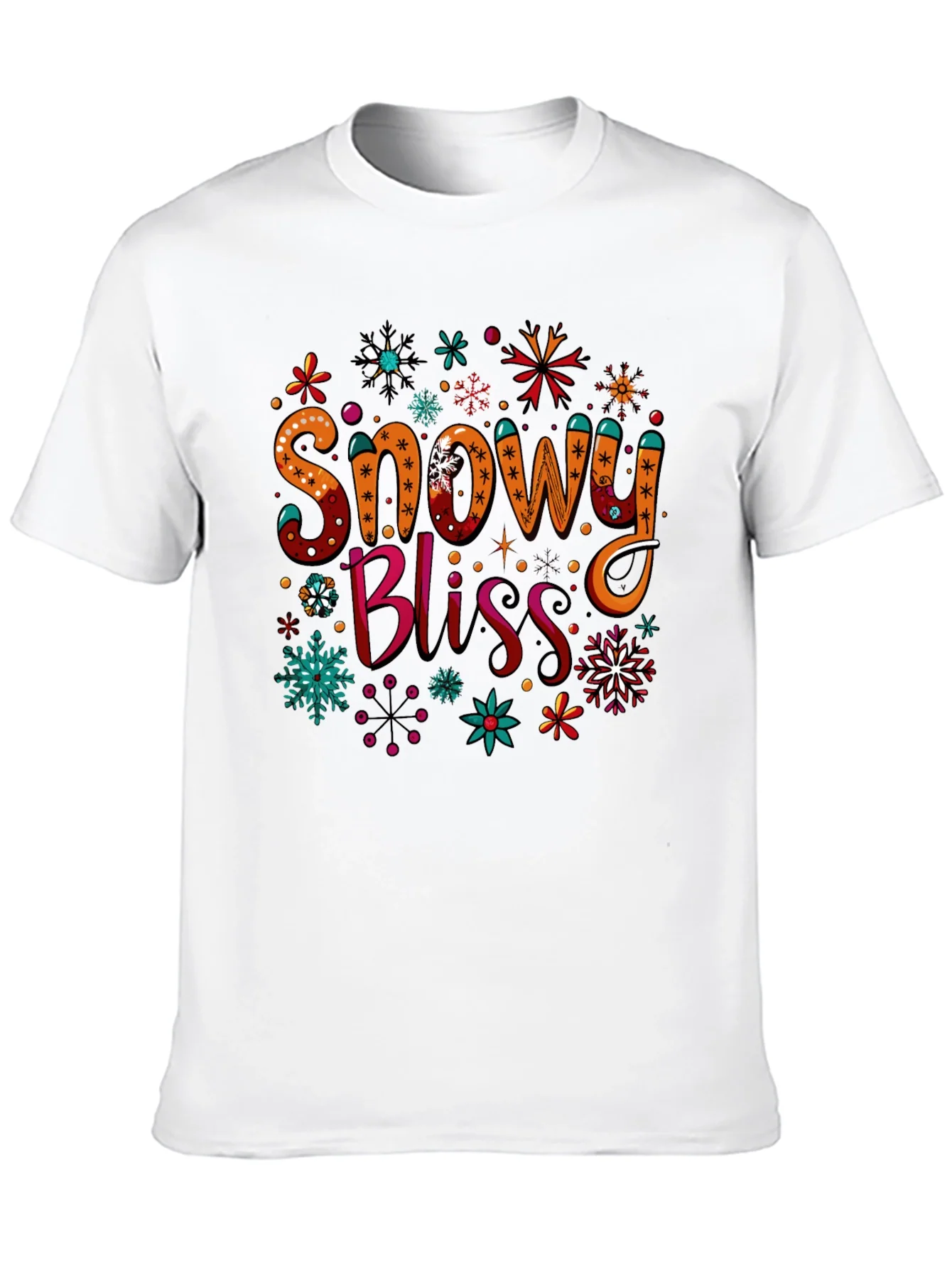 Snowy Bliss Holiday Graphic Tee