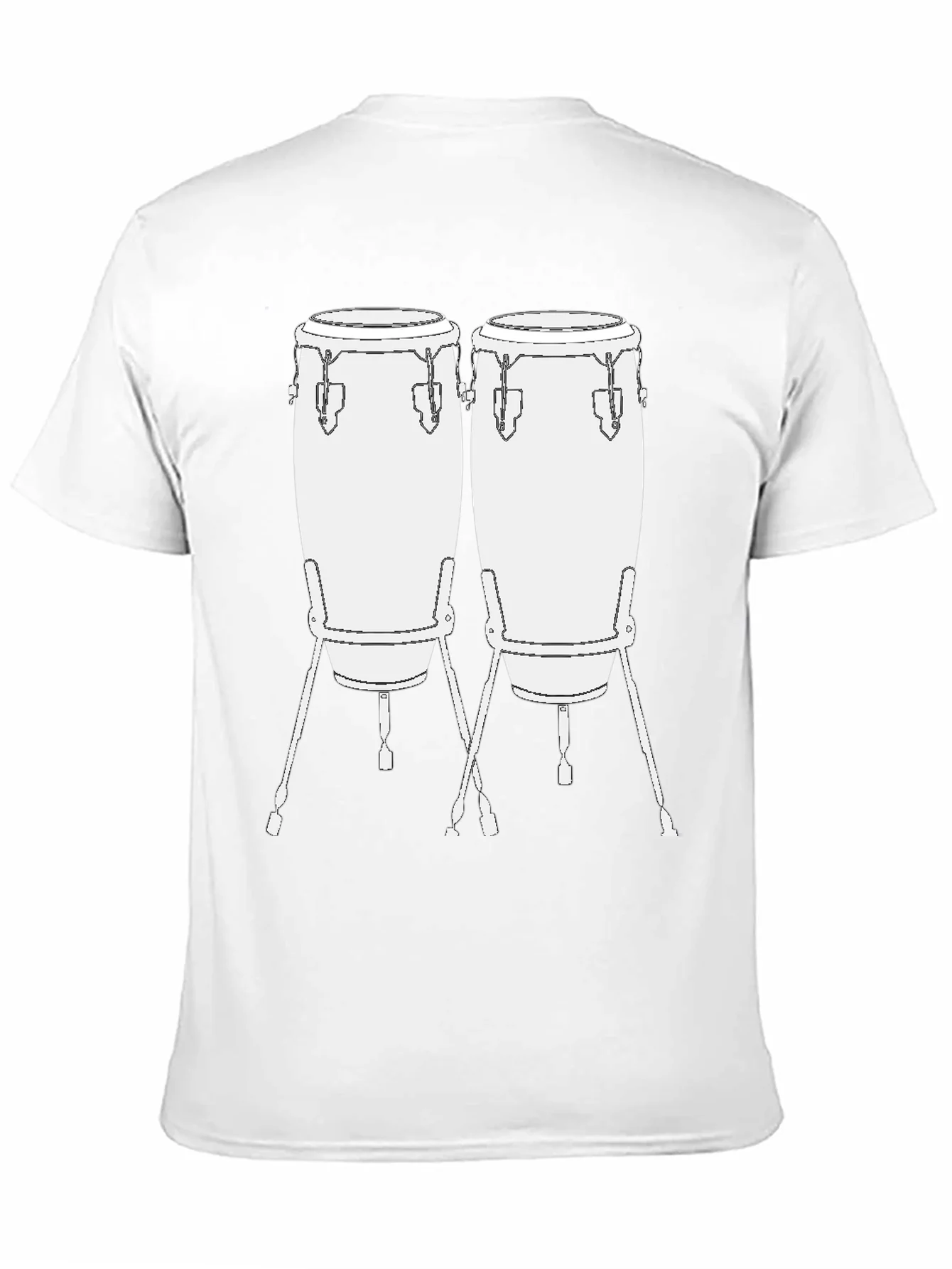 Conga Drum Graphic Tee - Music Lovers T-Shirt