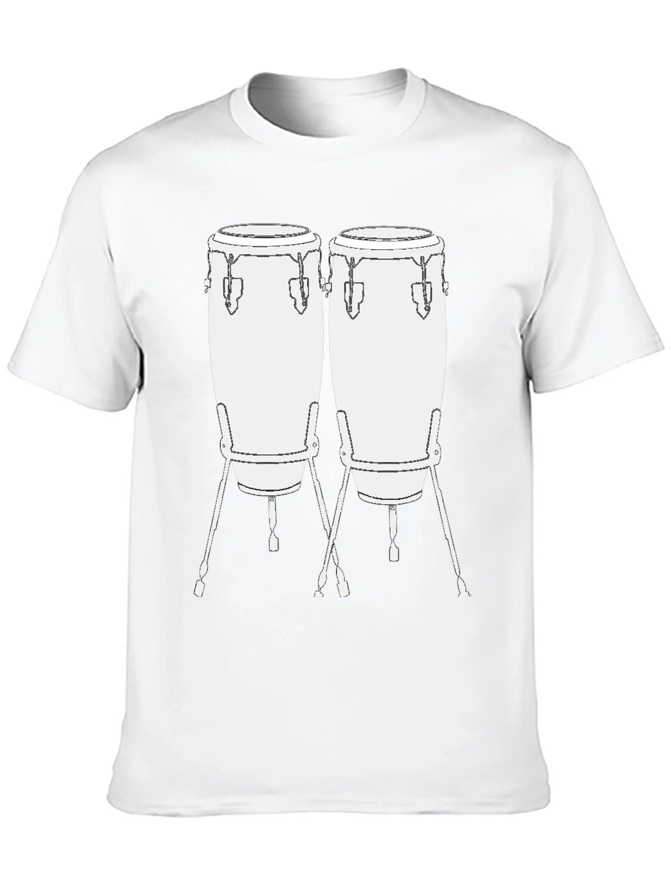Conga Drum Graphic Tee - Music Lovers T-Shirt
