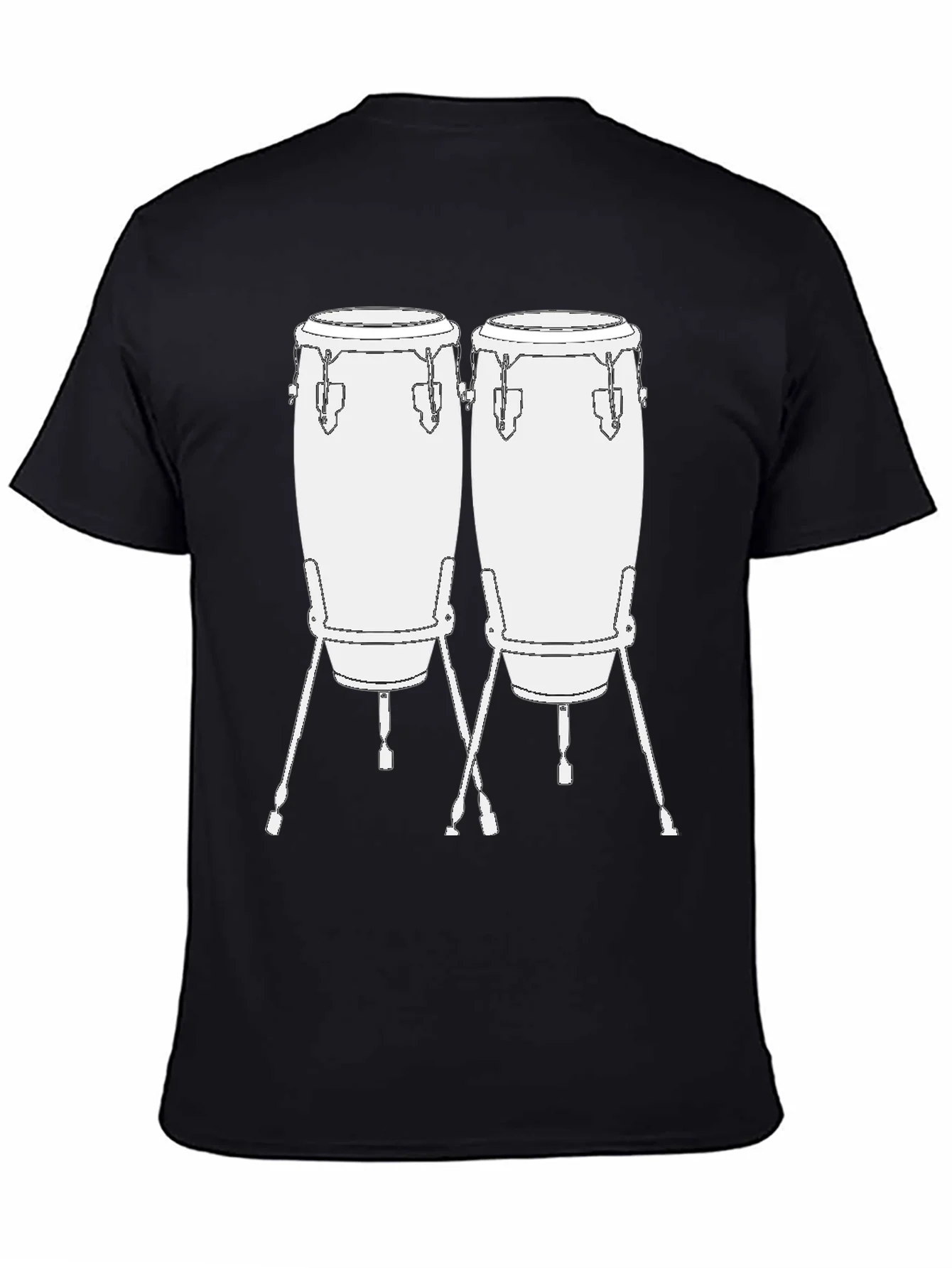 Conga Drum Graphic Tee - Music Lovers T-Shirt