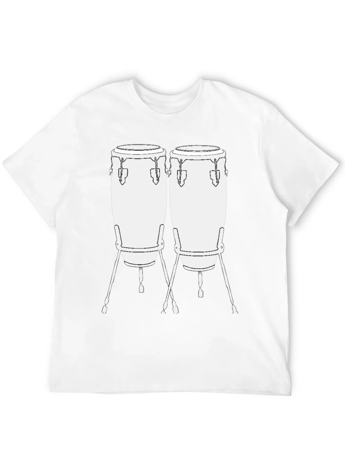 Conga Drum Graphic Tee - Music Lovers T-Shirt