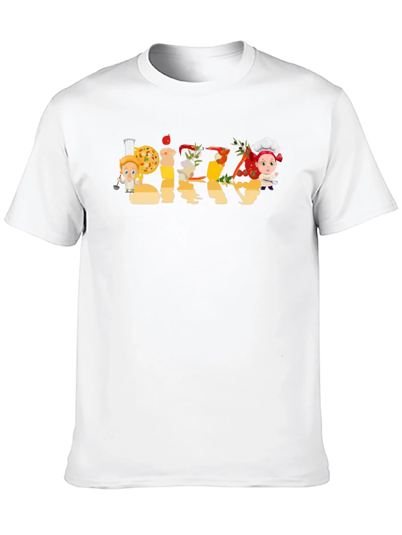 Pizza Chef Graphic Tee - Unisex Casual Top