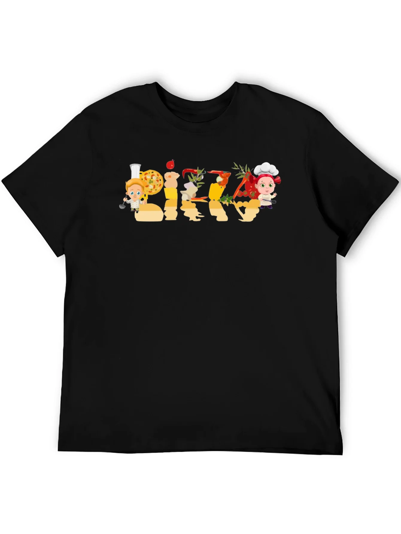 Pizza Chef Graphic Tee - Unisex Casual Top