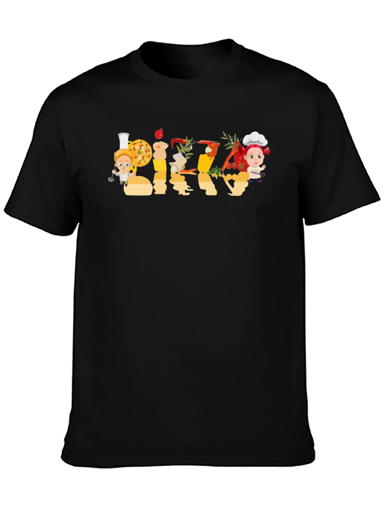 Pizza Chef Graphic Tee - Unisex Casual Top